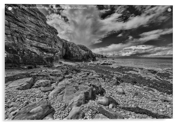 The Moray Coast at Burghead Acrylic by Tom McPherson