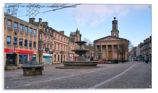 Elgin High Street Acrylic by Tom McPherson