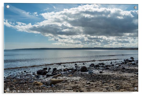 Filey Bay, North Yorkshire - 2 Acrylic by Lisa Hands