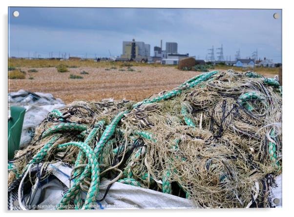 Dungeness Nuclear Power Station Acrylic by Nathalie Hales