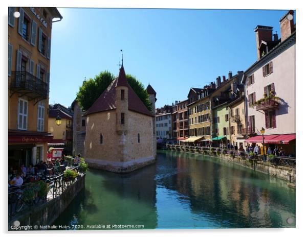 Annecy - Le Vieux Prison Acrylic by Nathalie Hales