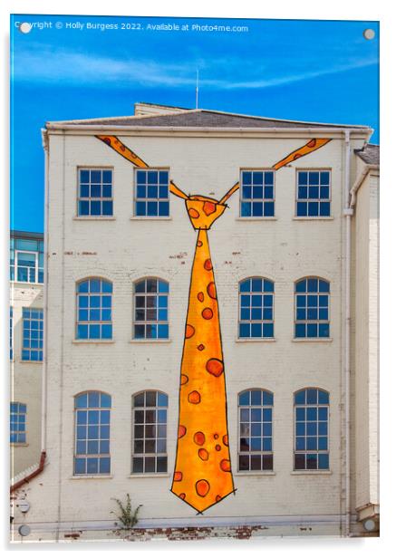 Towering Tie Graffiti, Birmingham Acrylic by Holly Burgess