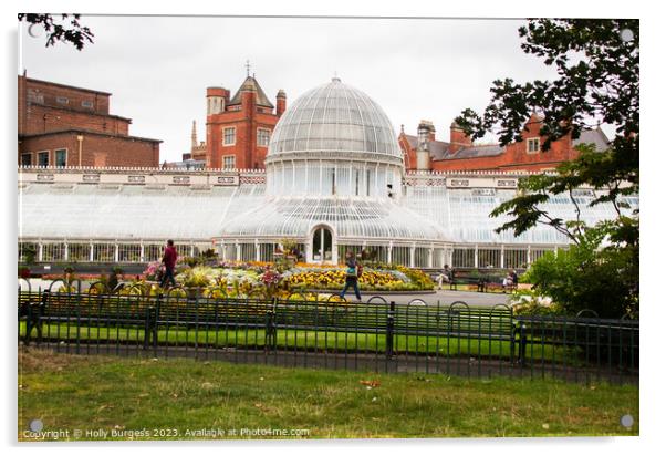 Botanic gardens Belfast  Acrylic by Holly Burgess