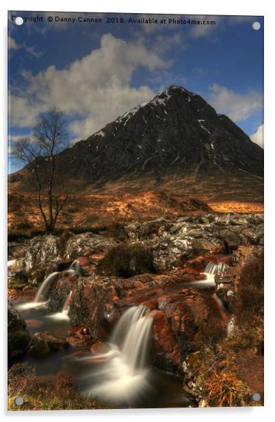 Glencoe -Buachaille Etive Mor Acrylic by Danny Cannon