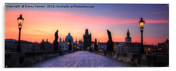 Prague morning light Acrylic by Danny Cannon