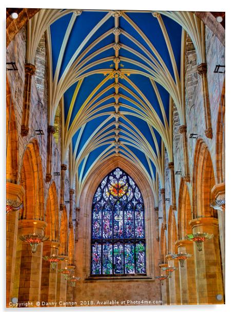 St Giles Cathedral Acrylic by Danny Cannon