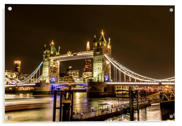 Tower Bridge Acrylic by robin whitehead