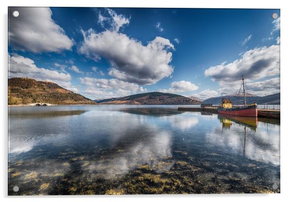 Loch Fyne, Argyll & Bute, Scotland Acrylic by James Daniel