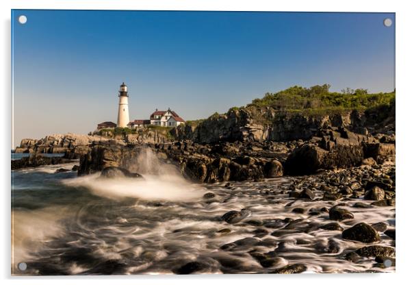 Portland Head Lighthouse, Maine, USA Acrylic by James Daniel