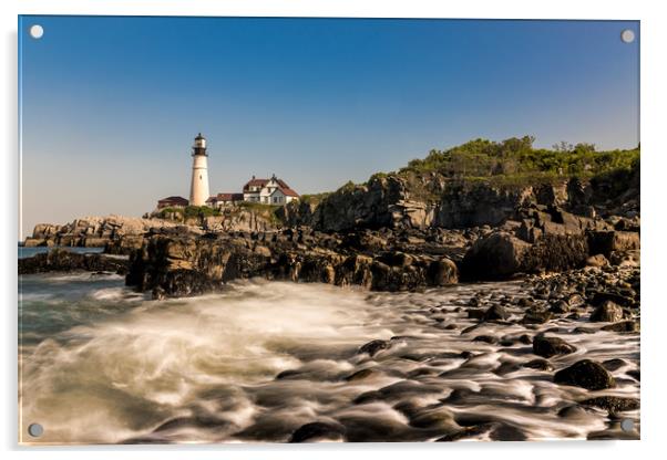 Portland Head Lighthouse, Maine, USA Acrylic by James Daniel