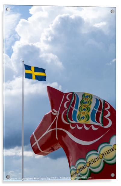 Symbolic Sweden Acrylic by DiFigiano Photography