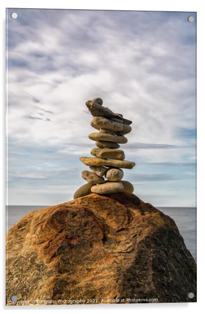 Valaste Cairn Acrylic by DiFigiano Photography