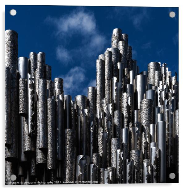 The Sibelius Monument Acrylic by DiFigiano Photography