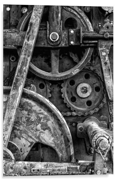 Cogs and Chains Acrylic by DiFigiano Photography