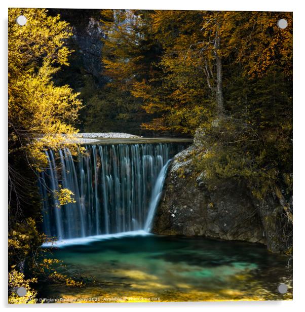 Pisnica Waterfall Acrylic by DiFigiano Photography