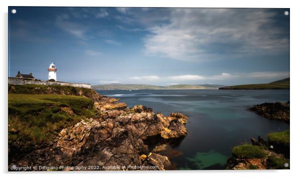 Ballycastle Lighthouse Acrylic by DiFigiano Photography