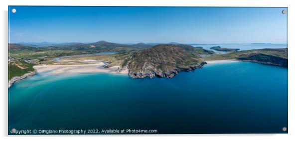 Barley Cove Panorama Acrylic by DiFigiano Photography