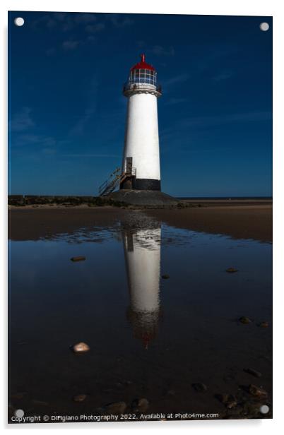 Talacre Lighthouse Acrylic by DiFigiano Photography