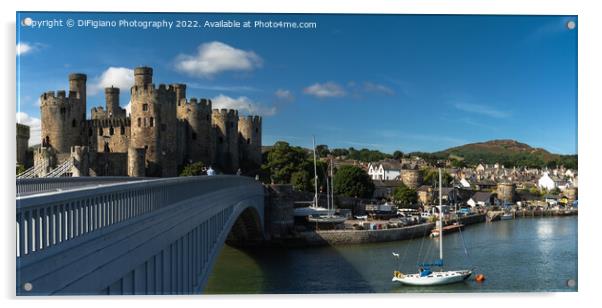 Conwy Panorama Acrylic by DiFigiano Photography