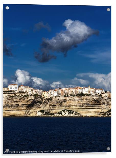 The Cliffs of Bonifacio Acrylic by DiFigiano Photography