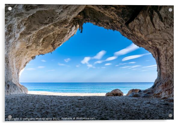 Cala Luna Sea Cave Acrylic by DiFigiano Photography