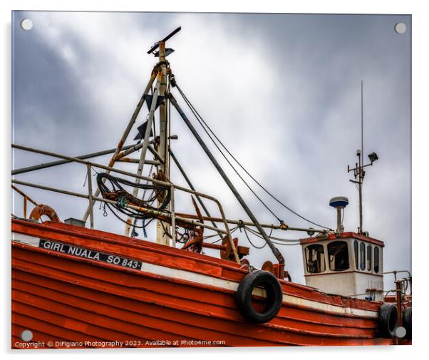 Greencastle Trawler Acrylic by DiFigiano Photography