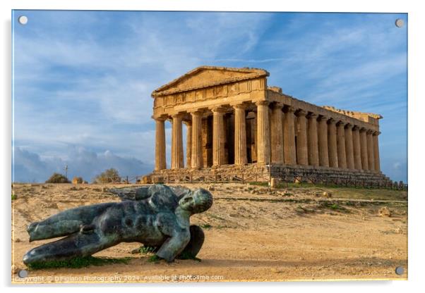 Temple of Concordia Acrylic by DiFigiano Photography