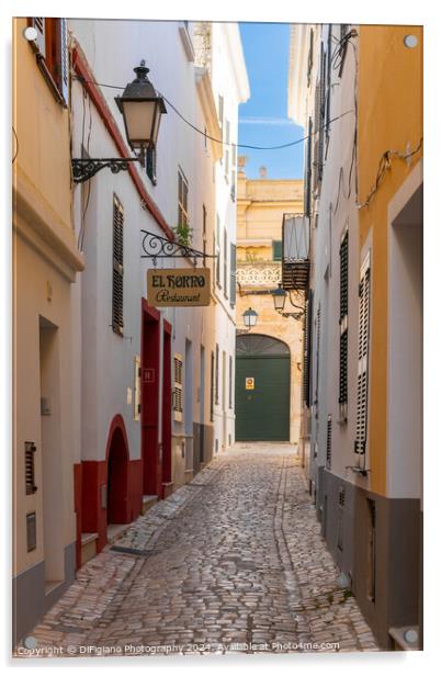 Ciutadella Old Town Acrylic by DiFigiano Photography