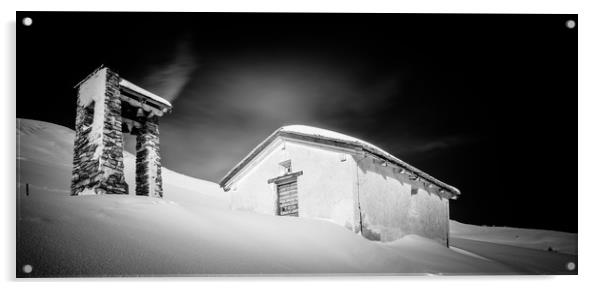 Alp da Stierva Chapel Acrylic by DiFigiano Photography