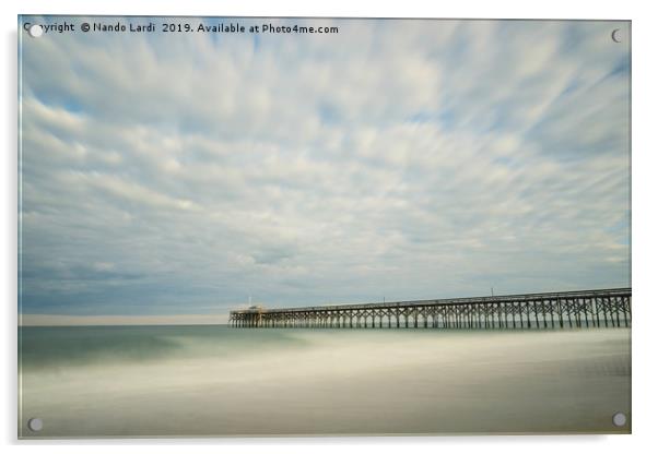 Pawleys island Pier I Acrylic by DiFigiano Photography