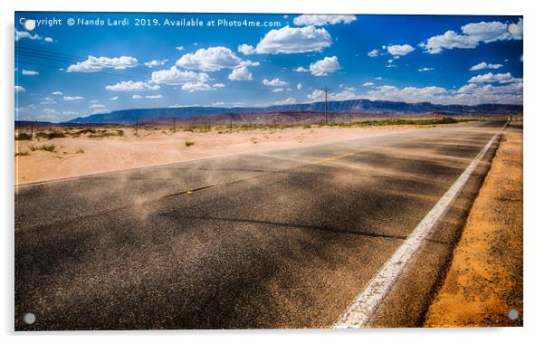 Lost Highway Acrylic by DiFigiano Photography