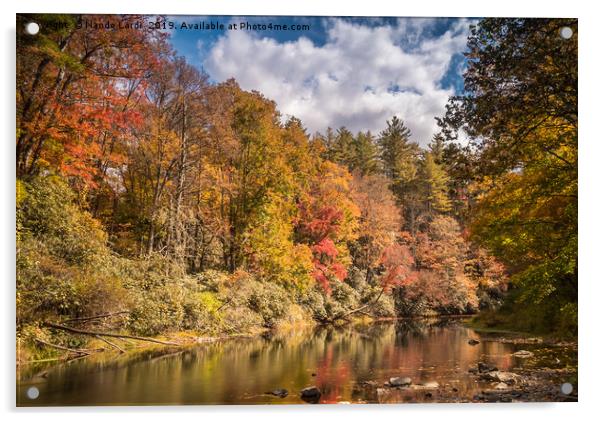 Linville River Acrylic by DiFigiano Photography