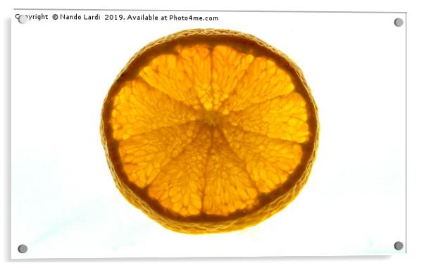 Tangerine Acrylic by DiFigiano Photography