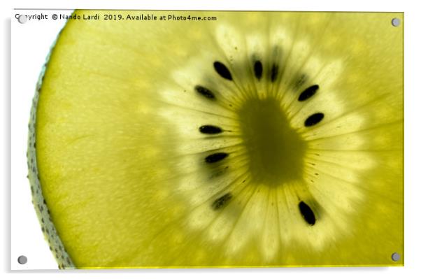 Golden Kiwi Acrylic by DiFigiano Photography