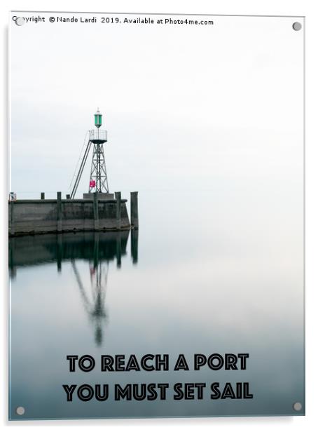 To Reach A Port Acrylic by DiFigiano Photography