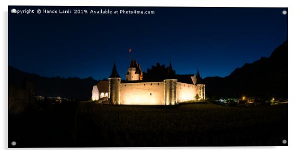 Aigle Castle Acrylic by DiFigiano Photography