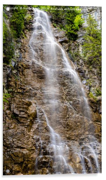 Lake Meadow Falls Acrylic by DiFigiano Photography