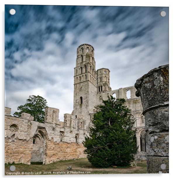 Abbaye de Jumieges 3 Acrylic by DiFigiano Photography