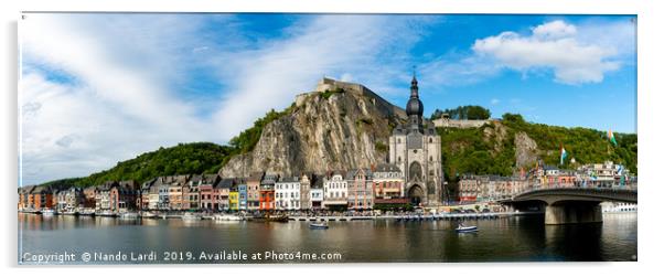 Dinant Panorama Acrylic by DiFigiano Photography
