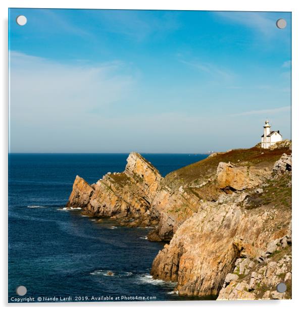 Toulinguet Lighthouse Acrylic by DiFigiano Photography