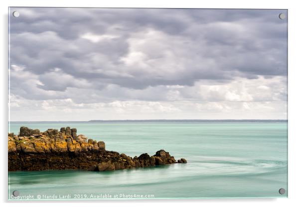 Pointe de Grouin II Acrylic by DiFigiano Photography