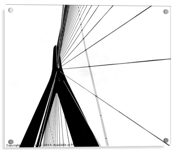 Normandy Bridge Acrylic by DiFigiano Photography