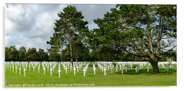 Omaha Beach Acrylic by DiFigiano Photography