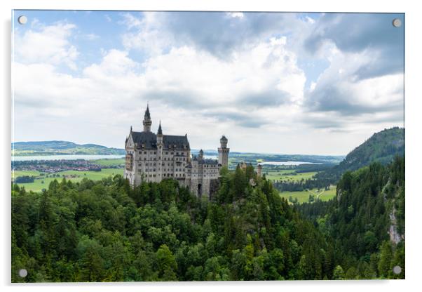 Neuschwanstein Castle Acrylic by DiFigiano Photography
