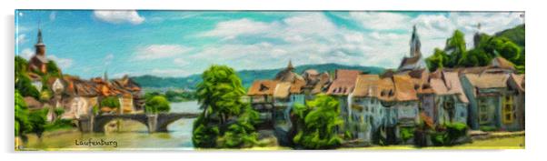 Laufenburg Cityscape Acrylic by DiFigiano Photography