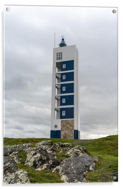 A Frouxeira Lighthouse Acrylic by DiFigiano Photography