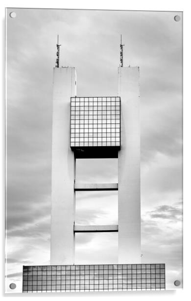Torre de Control Maritimo da Coruna Acrylic by DiFigiano Photography