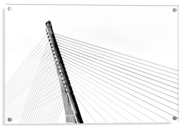 Ponte Dos Tirantes Acrylic by DiFigiano Photography