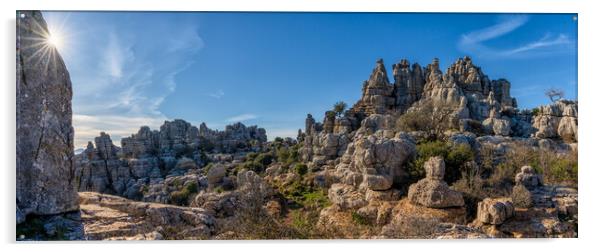 El Torcal Nature Reserve Acrylic by DiFigiano Photography