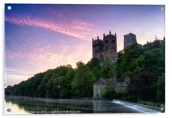 Durham Cathedral at Dawn Acrylic by Lrd Robert Barnes